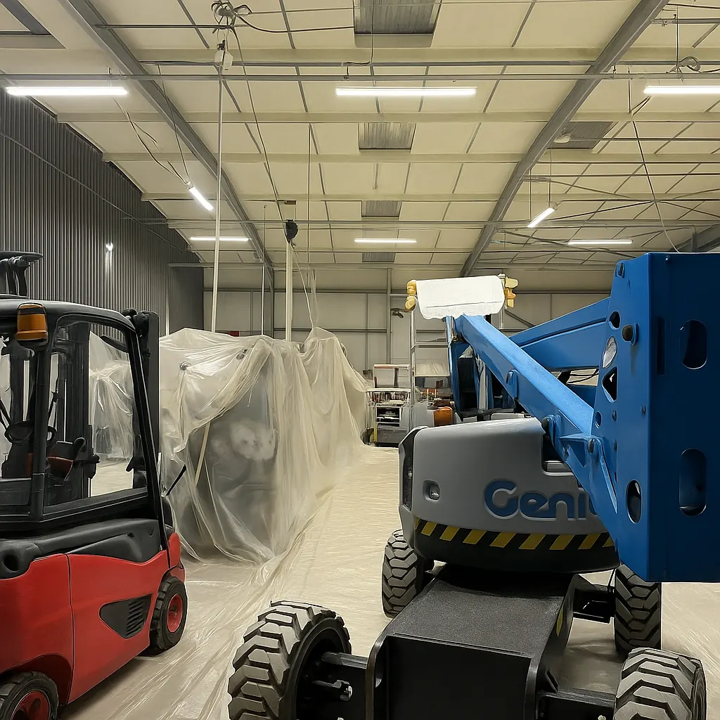 Spray foam insulation applied to new builds — real Duratite Group project