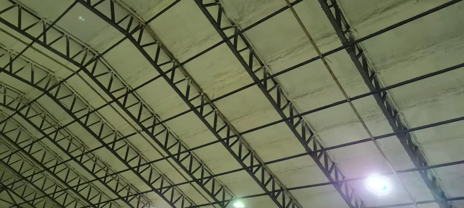 Closed-cell spray foam applied to asbestos roofs by ThermoFoam