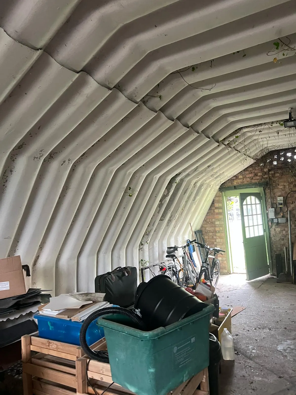 Spray foam insulation applied to grain stores — real Duratite Group project