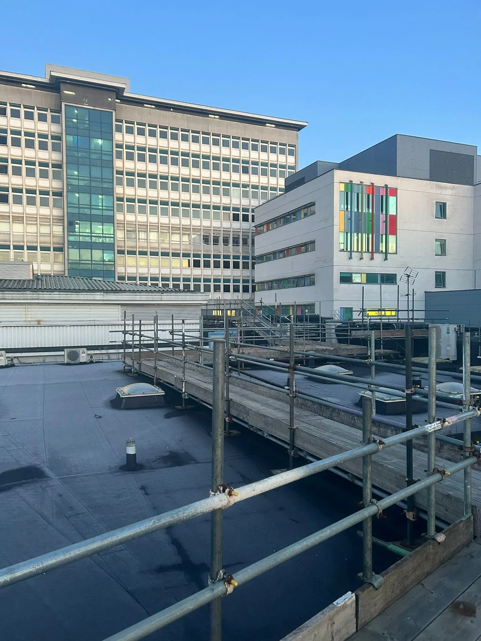 ThermoFoam spray foam insulation at University Hospital of Wales